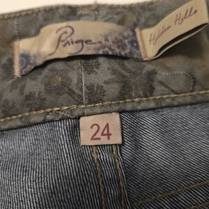 PAIGE Hidden Hills Blue Denim Jeans